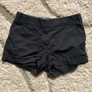 Black J.Crew chino shorts 3 in. inseam